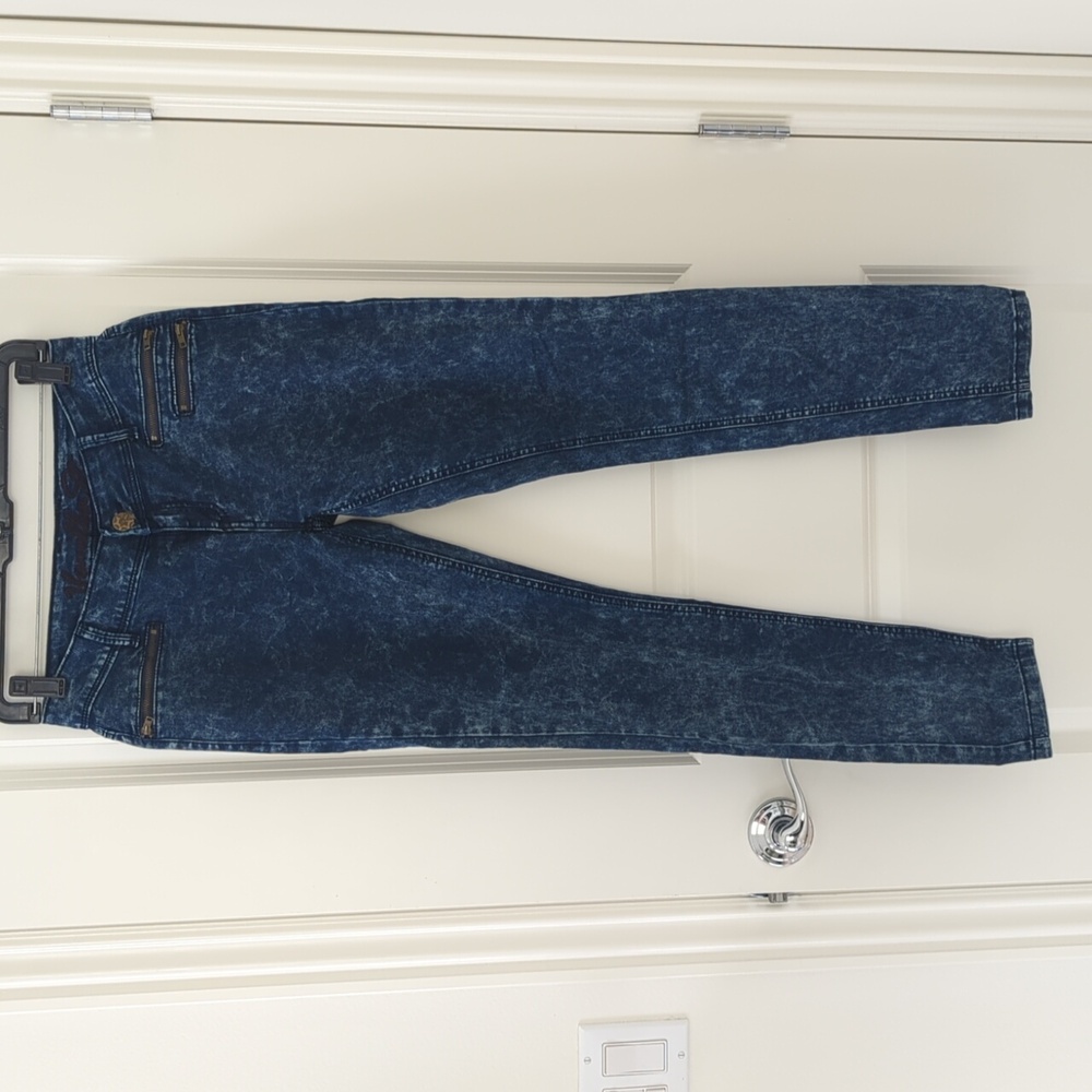 Vanilla Star Tie Dye Low Rise Skinny Jeans